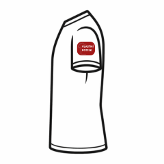 Potisk na levý rukáv