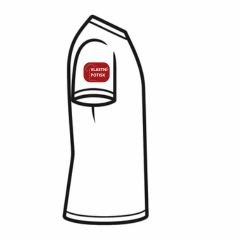 Potisk na pravý rukáv