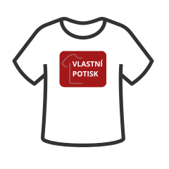 Velký potisk na hrudník