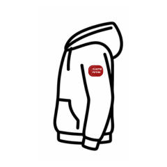 Potisk na levý rukáv