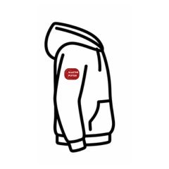 Potisk na pravý rukáv